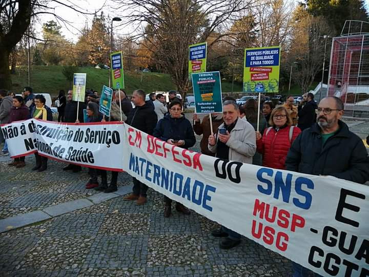 Guarda – manifestações em defesa do Hospital da Guarda