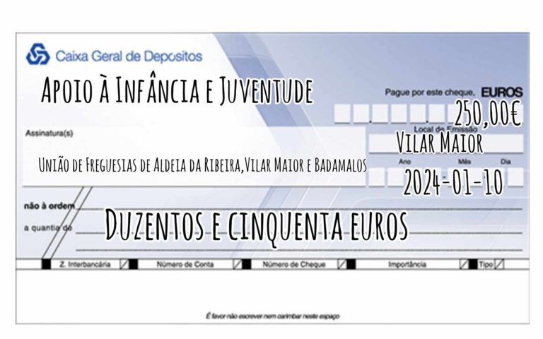 União de Freguesias de Aldeia da Ribeira, Vilar Maior e Badamalos apoia natalidade e substitui árvores nas aldeias