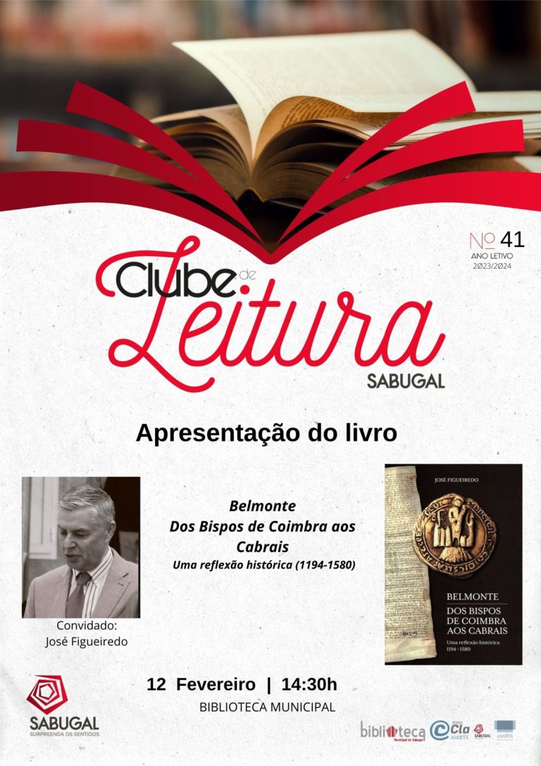 41ª sessão do Clube de Leitura do Sabugal com data marcada