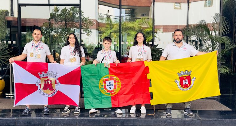 Micael Sanches conquistou três medalhas no Campeonato Mundial de Karate
