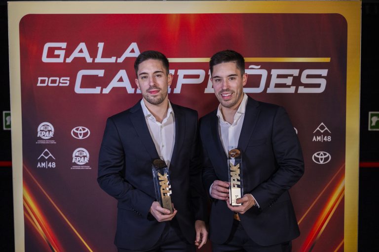 André e Miguel Nabais receberam troféu na Gala dos Campeões