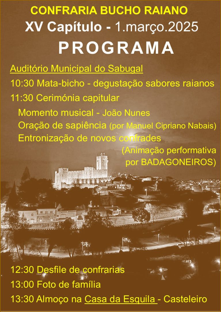 XV Capítulo da Confraria do Bucho