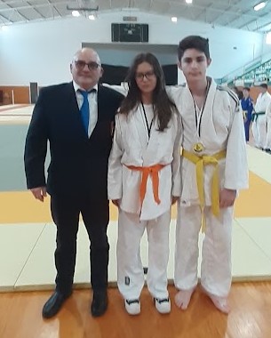 Judocas Carolina Santos e Raphael Bernardo em Campo Maior