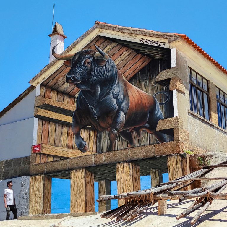 “Touro Raiano” foi eleito o melhor Mural do Mundo