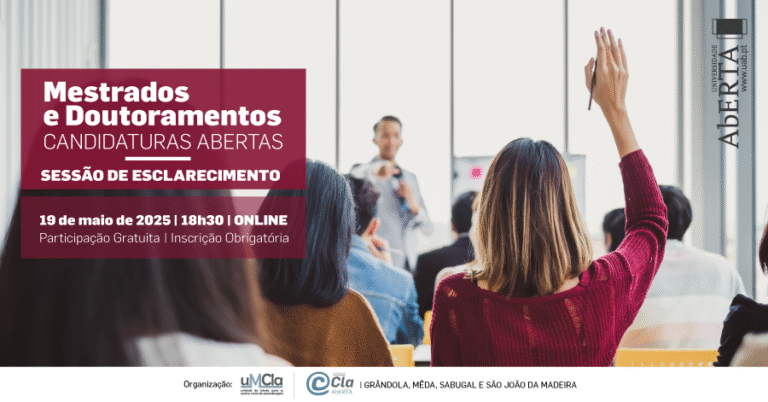 “O Futuro à sua Medida” – Candidaturas 2024/2025 – Universidade Aberta Mestrados e Doutoramentos