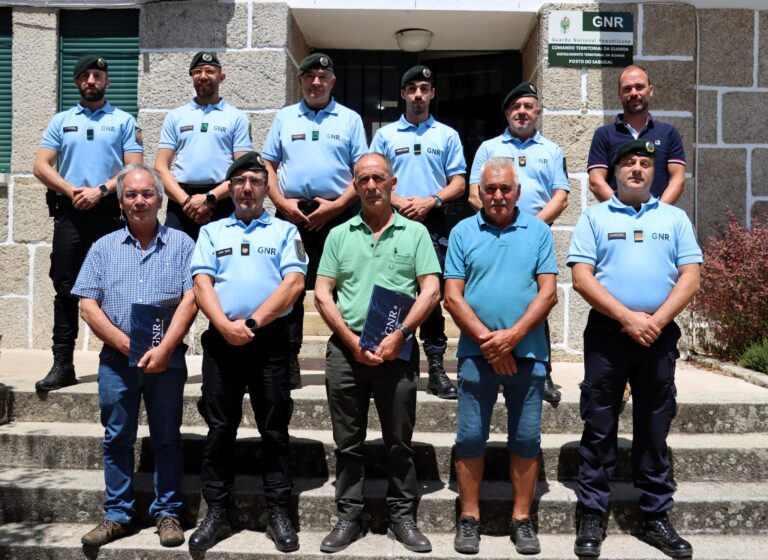 Comando Territorial da GNR visita militares na reserva e reforma do concelho do Sabugal