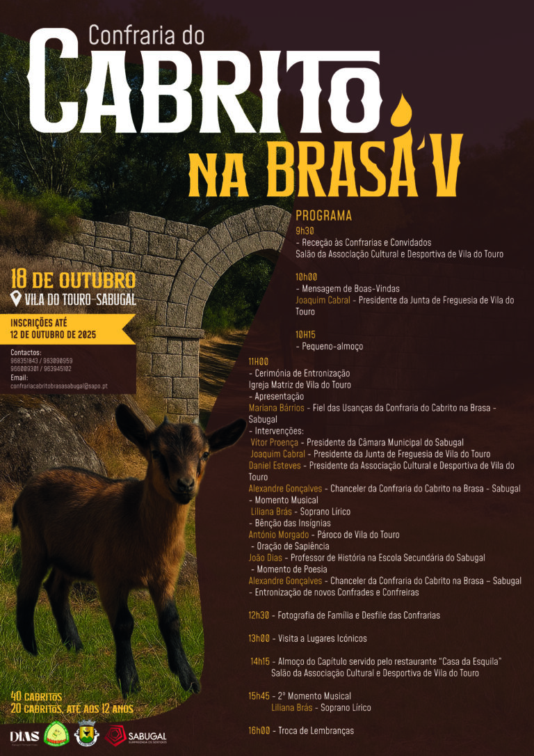 Vila do Touro recebe o V Capítulo da Confraria do Cabrito na Brasa-Sabugal