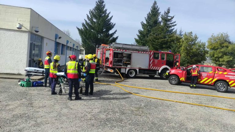Simulacro na Escola EB 2/3 do Sabugal