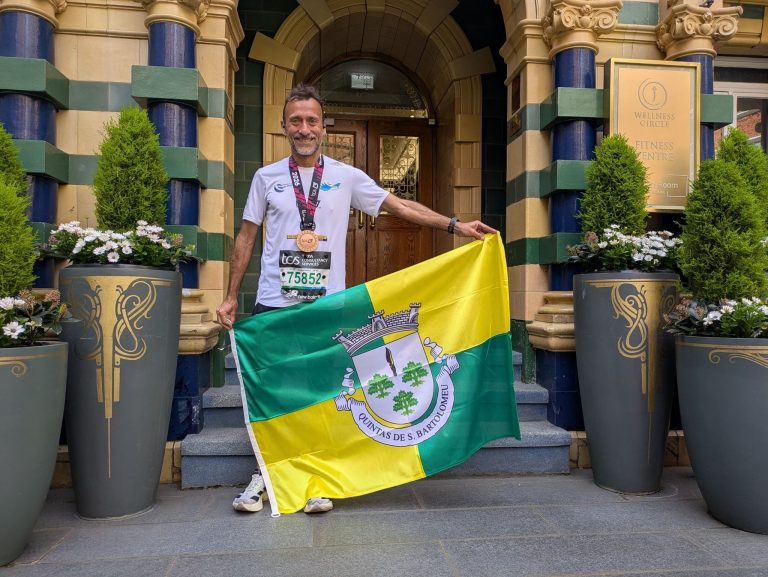 Acácio Quadrado alcança 44º lugar no escalão 50-55 na Maratona de Londres
