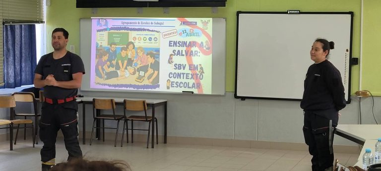 Bombeiros Voluntários do Sabugal promovem formação de Suporte Básico de Vida para Professores