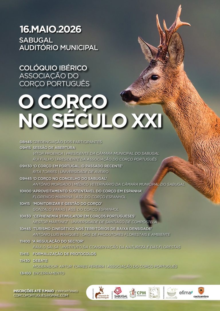 Auditório Municipal recebe Colóquio Ibérico sobre o Corço no Século XXI