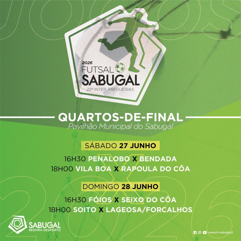 Quartos de final do Inter Freguesias realizam-se este fim-de-semana