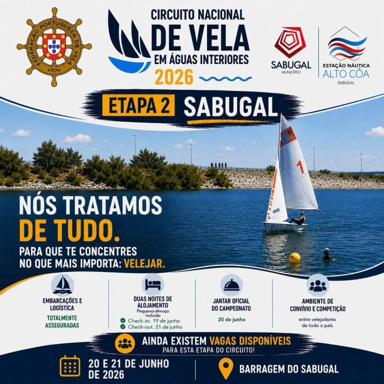 Sabugal acolhe etapa do Circuito Nacional de Vela em Águas Interiores