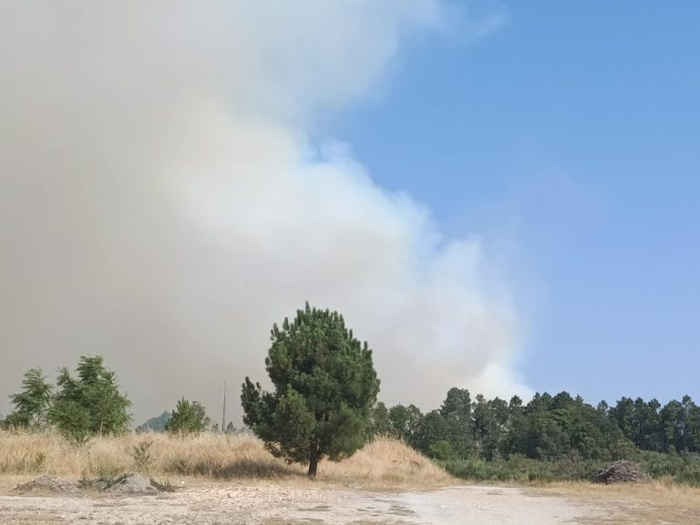 Incêndio nos Fóios