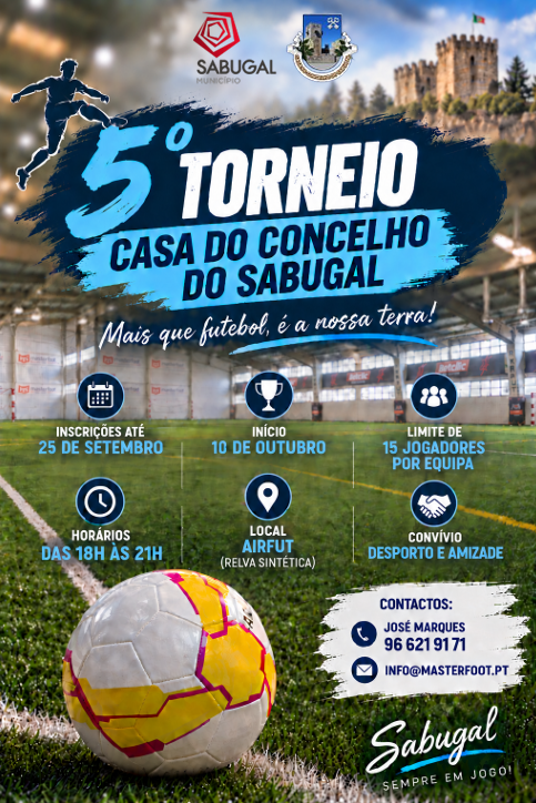 Inscrições abertas para o Torneio da Casa do Concelho